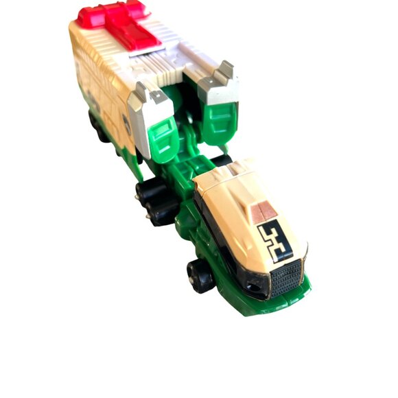 POWER RANGERS SPD Blue Plane & Green Runner Transformers - Picture 8 of 11